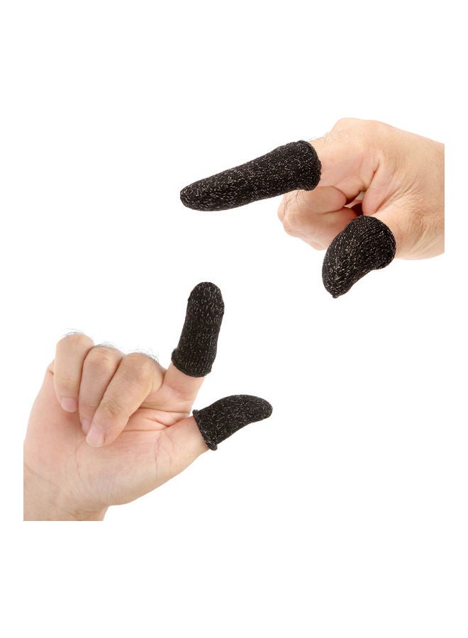 Black Tiger 2-Piece Mobile Game Controller Finger Sleeve - Image 2