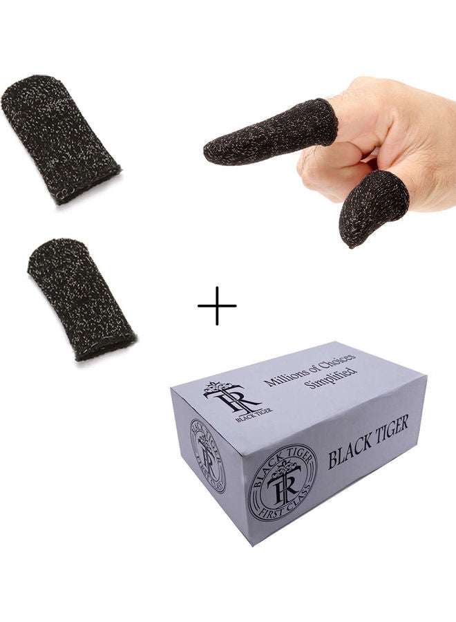 Black Tiger 2-Piece Mobile Game Controller Finger Sleeve - Image 3