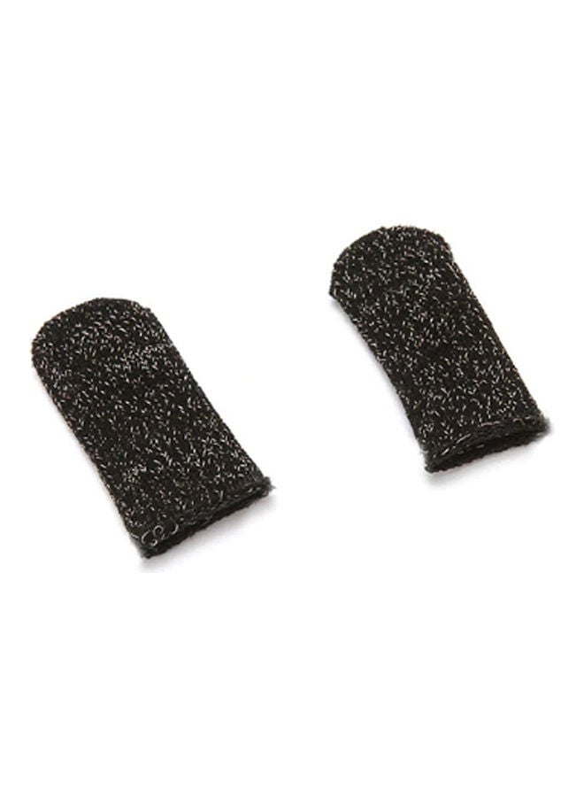 Black Tiger 2-Piece Mobile Game Controller Finger Sleeve - Image 1