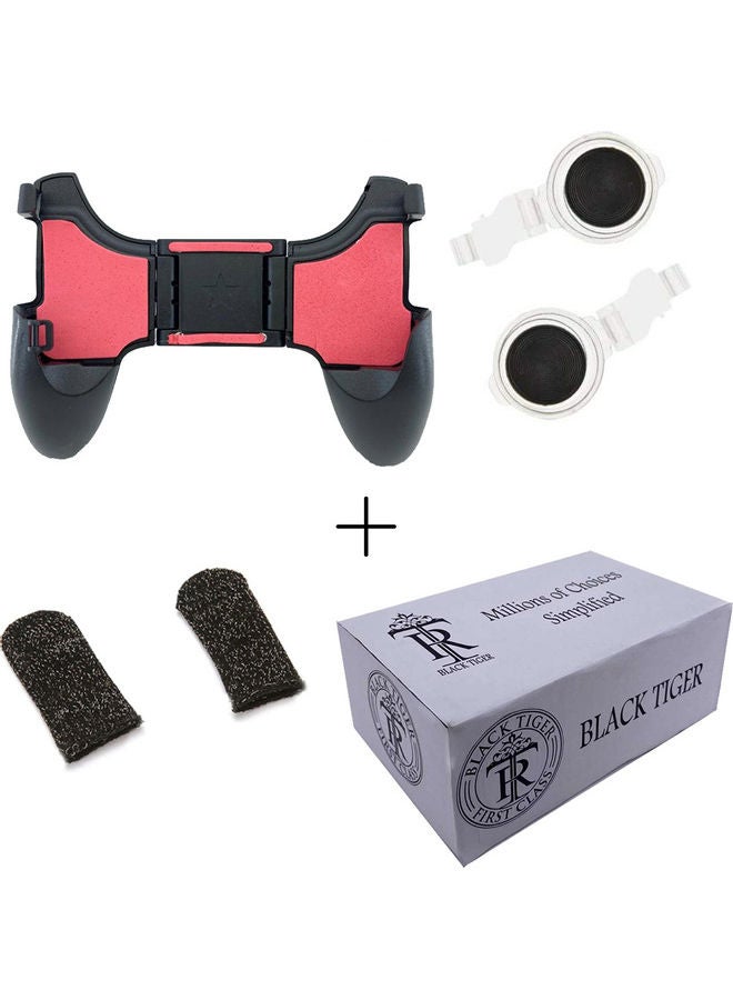 PUBG Mobile Game Controller with Finger Sleeves and Wireless Trigger