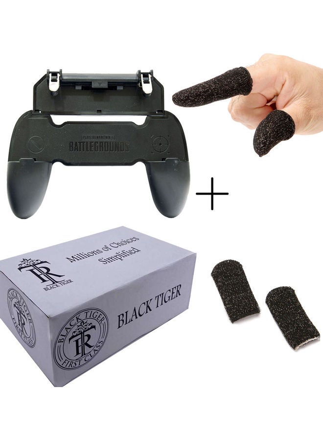 Black Tiger - PUBG Mobile Game Wireless Controller with Finger Sleeves - Image 1