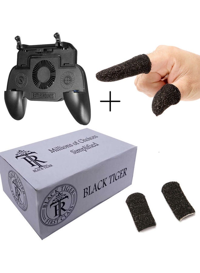 بلاك تايجر PUBG Mobile Game Wireless Controller with Finger Sleeves - Image 3
