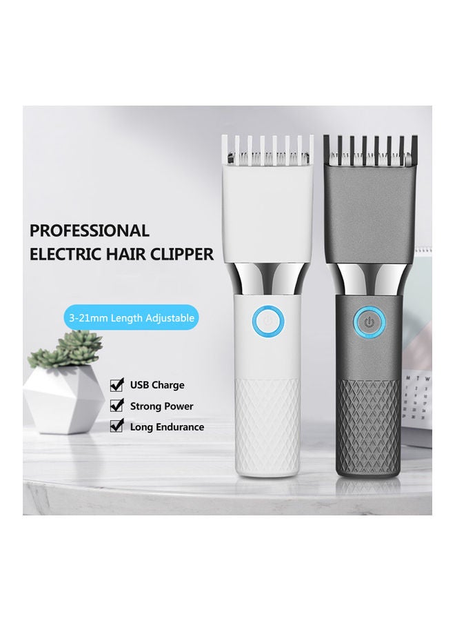 Adjustable Electric Hair Trimmer Set Black 19.00x6.00x8.50cm - Image 3