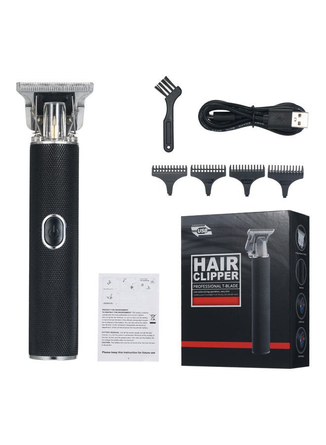Electric Cordless Hair And Beard T-Blade Trimmer Kit Black 19.00x5.50x15.50cm - Image 1