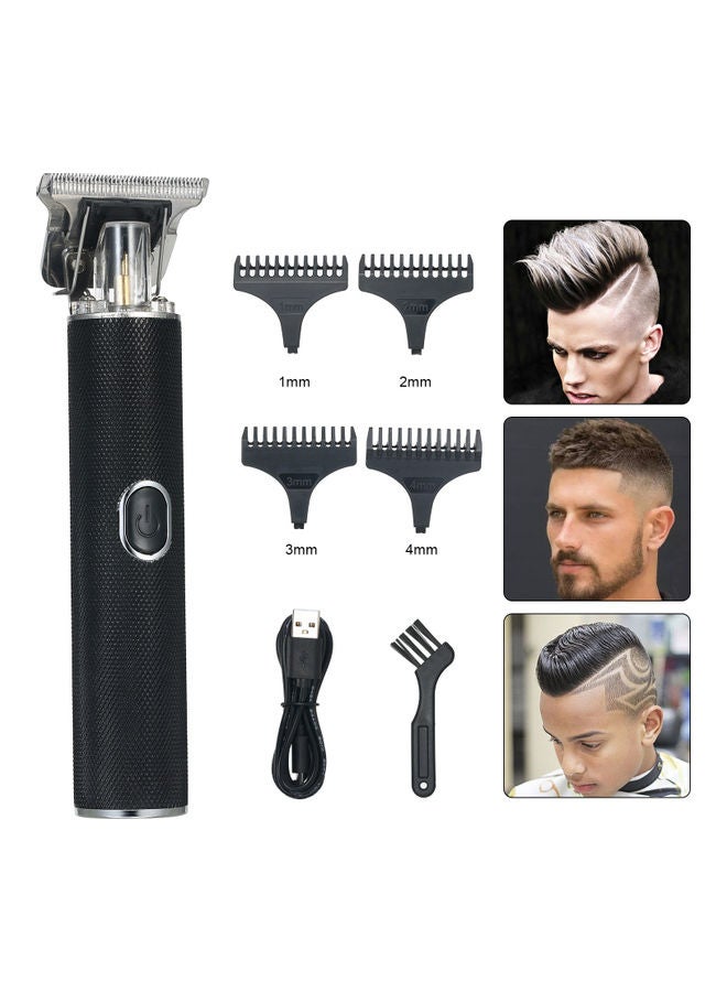 Electric Cordless Hair And Beard T-Blade Trimmer Kit Black 19.00x5.50x15.50cm - Image 4