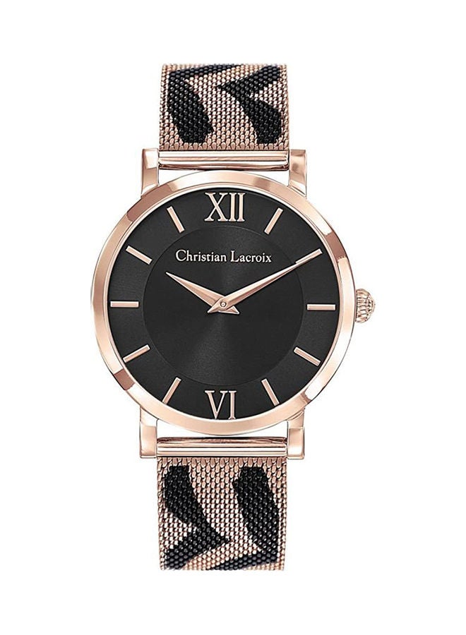 Christian Lacroix Women's Wrist Watch CLWE49 - 36 mm - Rose Gold/Black  - Image 1