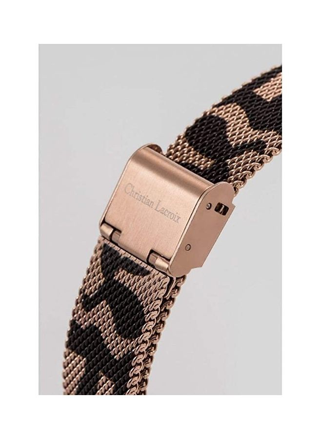 Christian Lacroix Women's Wrist Watch CLWE49 - 36 mm - Rose Gold/Black  - Image 2
