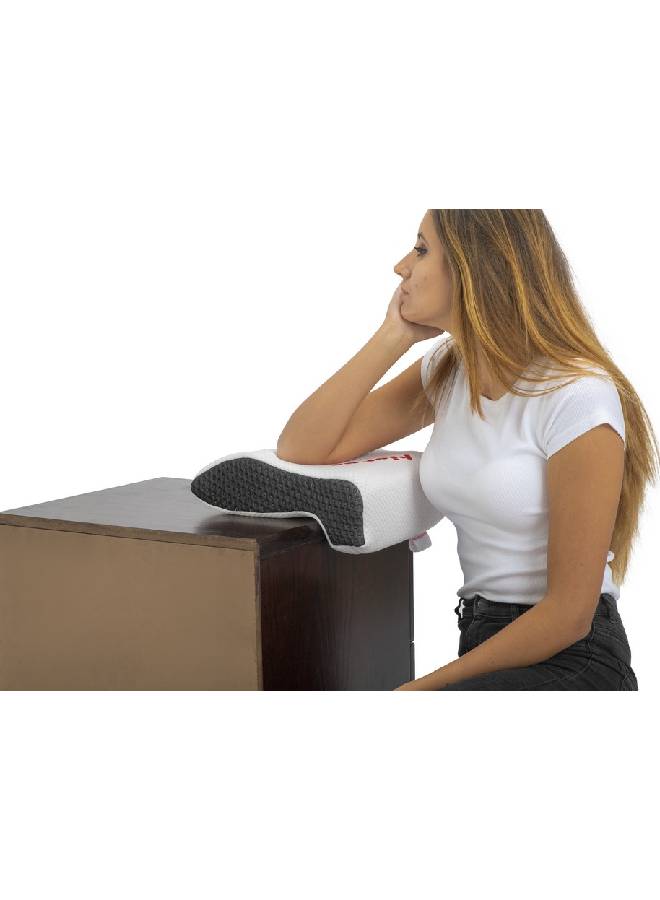 ricrac - Relas MultiFunctional Support Pillow – Ultimate Comfort, Posture Correction, and Full-Body Support for Sleeping, Sitting, and Relaxing Combination White 32*20*10cm - Image 1