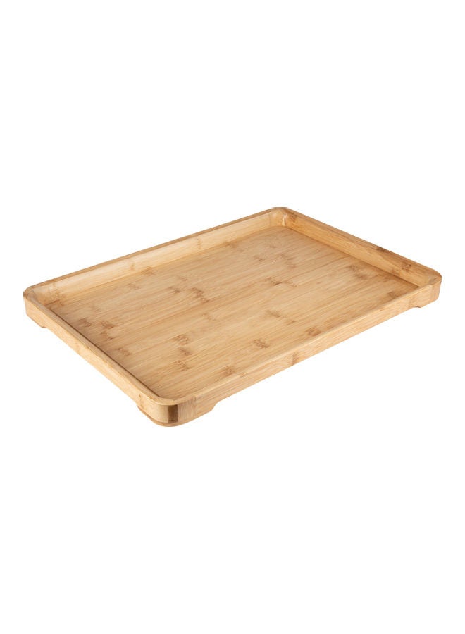 هوم ستايل - صينية مستطيلة بني 33x25سم - Image 1