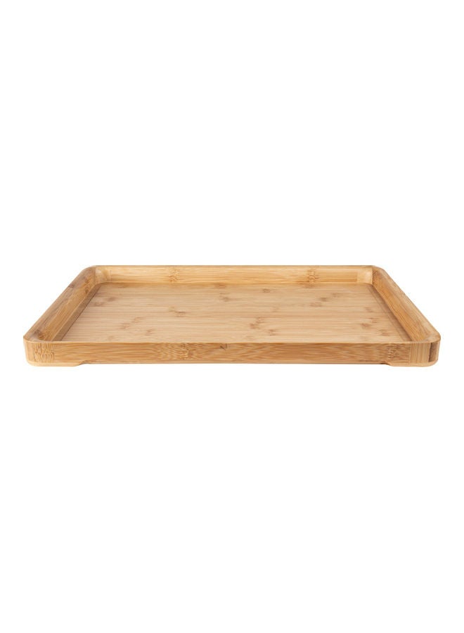 هوم ستايل - صينية مستطيلة بني 33x25سم - Image 1
