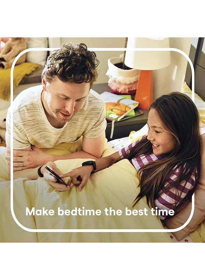 Fitbit - Ace 3 Activity Tracker For Kids With Animated Clock Faces Up To 8 Days Battery Life And Water Resistant Up To 50 m Black/Sport Red - Image 1
