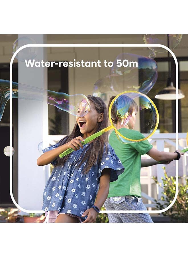 Fitbit - Ace 3,Tracker for Kids 6+ with Animated Clock Faces, Up to 8 days battery life & water resistant up to 50 m Cosmic Blue & Astro Green - Image 1