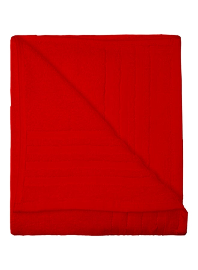 ترايدنت 2-Piece 100% Cotton Smart Twist Large Bath Towel Set Red 70x130cm - Image 1