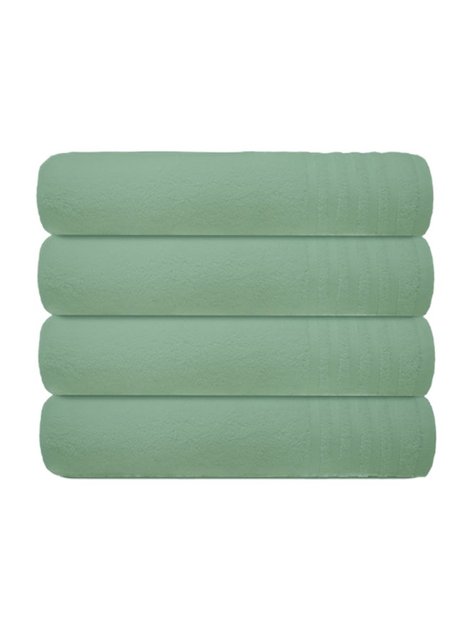 ترايدنت طقم مناشف استحمام ذكي من 4 قطع 100% قطن - Image 1