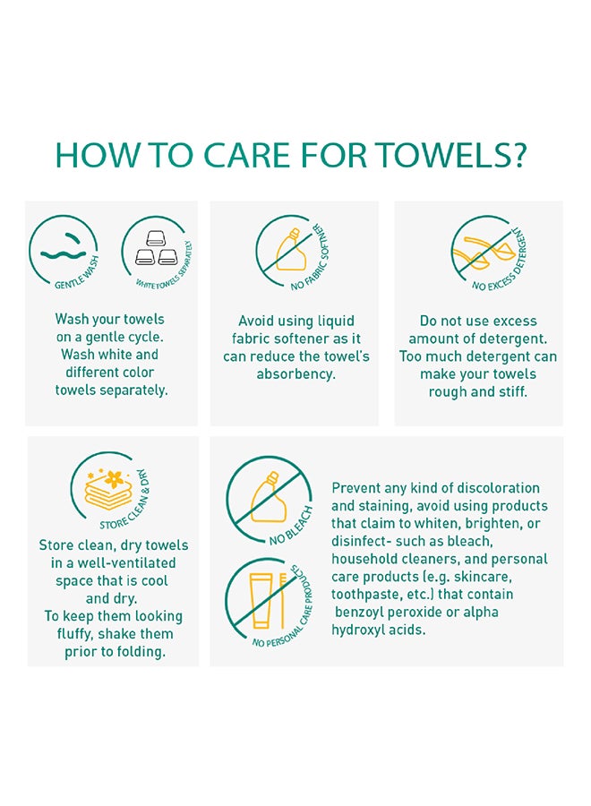 ترايدنت مجموعة مناشف سمارت تويست مكونة من 6 قطع مصنوعة من القطن بنسبة 100% تتضمن منشفة حمام كبيرة مقاس 90 × 150 سم، ومنشفة حمام مقاس 1 × 70 × 130 سم، ومنشفتين لليد مقاس 50 × 90 سم، ومنشفة غسيل مقاس 30 × 30 سم، بيضاء 70 × 130، و50 × 90، و30 × 30 سم أبيض 70x130 ,50x90 ,30x30سم - Image 5