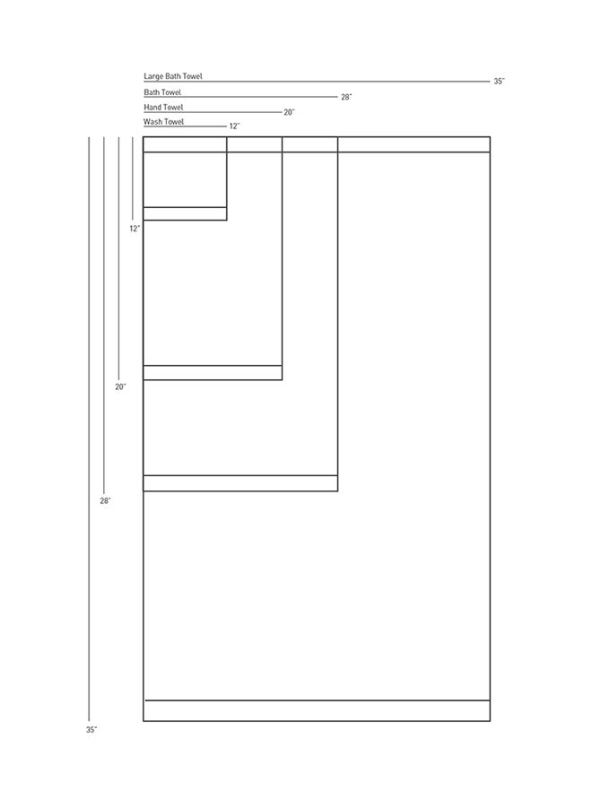 ترايدنت مجموعة مناشف سمارت تويست مكونة من 6 قطع مصنوعة من القطن بنسبة 100% تتضمن منشفة حمام كبيرة مقاس 90 × 150 سم، ومنشفة حمام مقاس 1 × 70 × 130 سم، ومنشفتي يد مقاس 50 × 90 سم، ومنشفة غسيل مقاس 2 × 30 × 30 سم - Image 5
