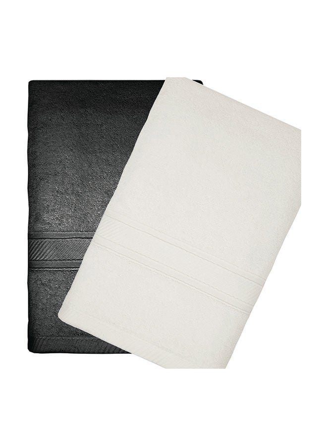 ترايدنت طقم مناشف استحمام 2 قطعة من القطن 100% بوزن 500 جرام لكل متر مربع - Image 1