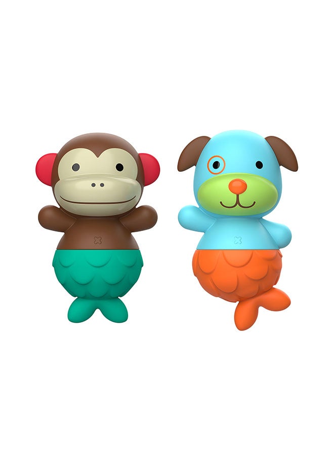 Skip Hop Zoo Mix & Match Flippers Monkey-Dog  - Image 1