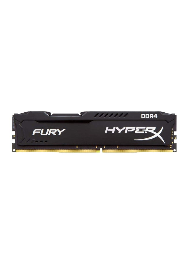 هايبركس - ذاكرة رام DDR4 أحادية سعة 8 جيجابايت بتردد 2400 ميجاهرتز وزمن انتقال 151515 من سلسلة فيوري من كينجستون أسود - Image 1