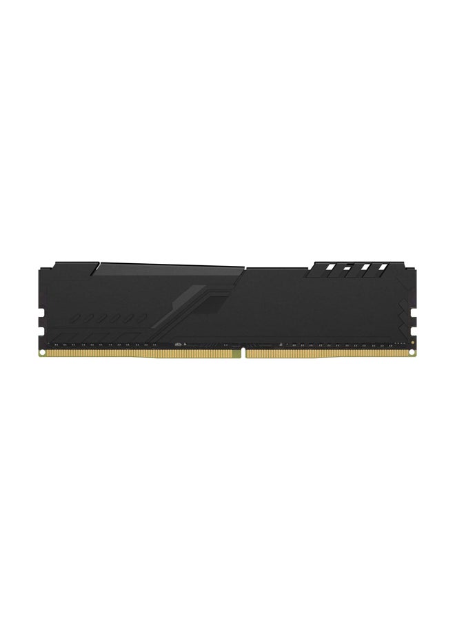هايبركس - ذاكرة رام DDR4 أحادية سعة 8 جيجابايت بتردد 2400 ميجاهرتز وزمن انتقال 151515 من سلسلة فيوري من كينجستون أسود - Image 1