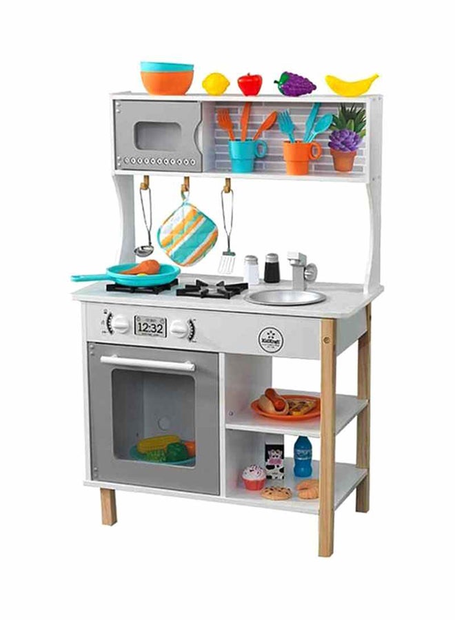 KidKraft 38-Piece All TIme Play Kitchen With Accessories Set 53370  - Image 3