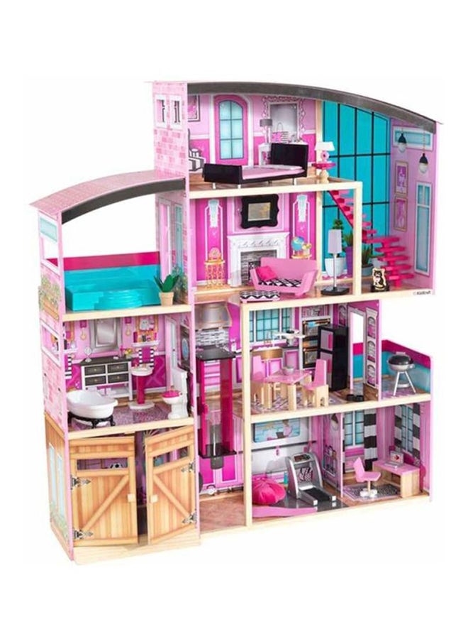 KidKraft Shimmer Mansion Dollhouse 65949 - Image 1