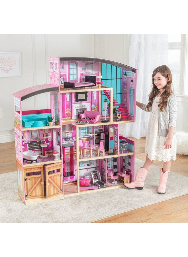 KidKraft Shimmer Mansion Dollhouse 65949 - Image 4