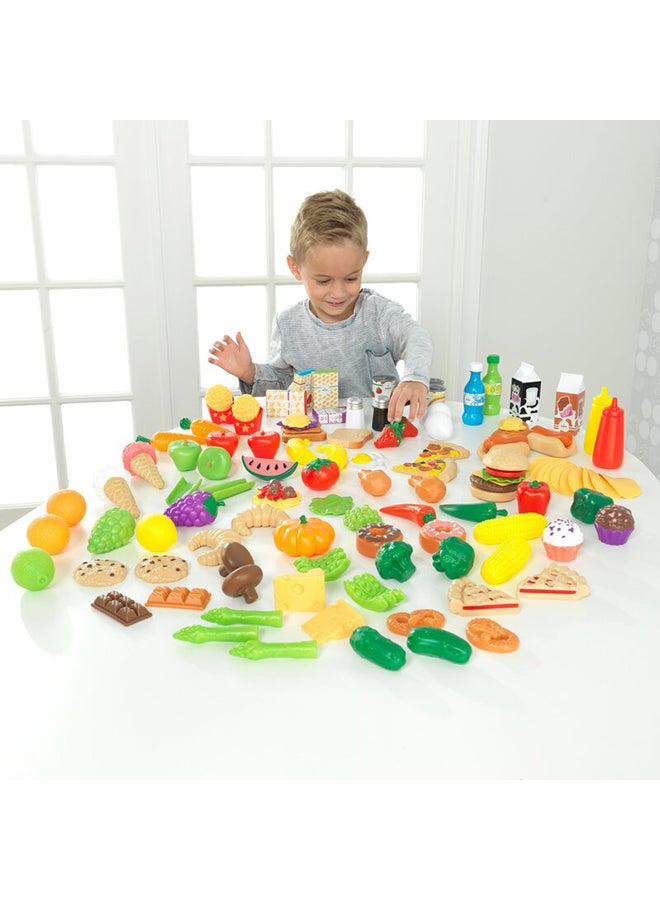 KidKraft 115-Piece Deluxe Tasty Treats Pretend Play Food Set  - Image 2