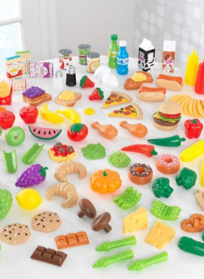 KidKraft 115-Piece Deluxe Tasty Treats Pretend Play Food Set  - Image 4