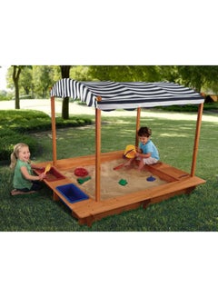 KidKraft Outdoor Sandbox With Canopy 165  - Image 3