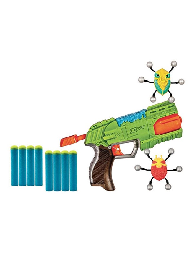 x_shot مجموعة لعبة هجوم الحشرات بخاصية الإطلاق السريع المزدوج، من 3 قطع - Image 2