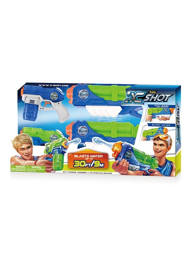 x_shot مجموعة قاذف ماء وورفير سريع التعبئة من قطعتين - Image 4