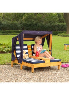 KidKraft Double Chaise Lounger With Cupholder  - Image 3