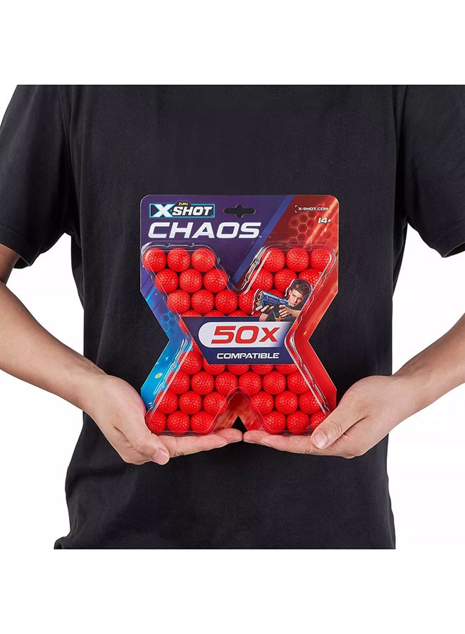 x_shot مجموعة طلقات كايوس، بتصميم كروي من 50 قطعة - Image 5