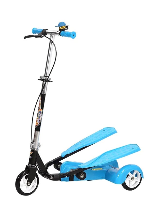 Megastar 3-Wheels Wings Scissor Scooter With Bell And Hand Brake Multicolour - Image 1