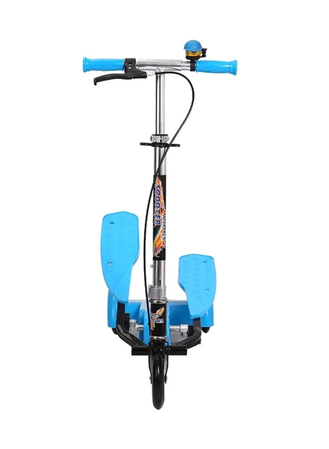 Megastar 3-Wheels Wings Scissor Scooter With Bell And Hand Brake Multicolour - Image 2
