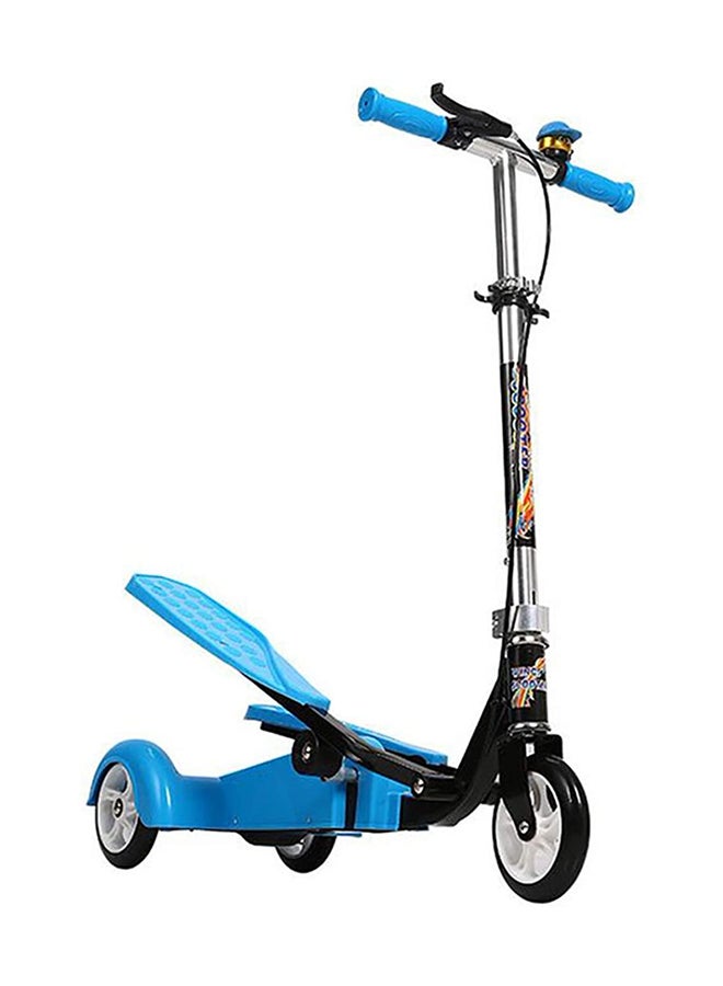 Megastar 3-Wheels Wings Scissor Scooter With Bell And Hand Brake Multicolour - Image 4