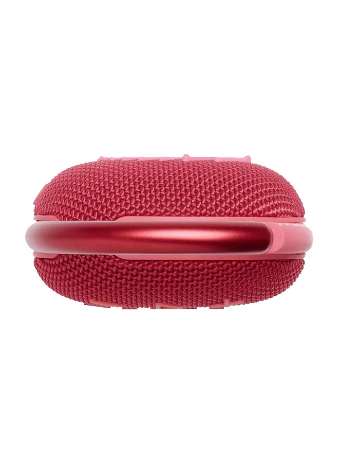 JBL - Clip 4 Portable Bluetooth Speaker Red - Image 1