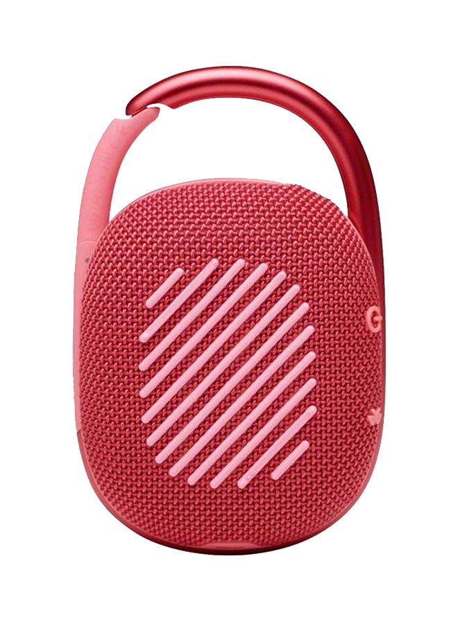 JBL - Clip 4 Portable Bluetooth Speaker Red - Image 1