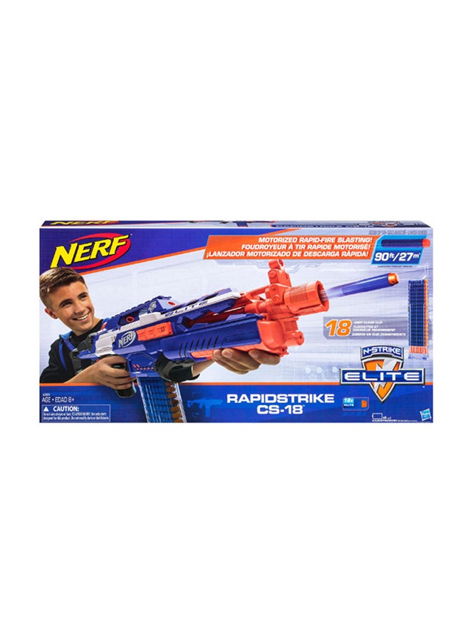 N-Strike Elite Rapid Strike CS-18 Blaster With Dart Hand-Eye Coordination And Develops Focusing Aiming Ability ‎‎‎10.2x62.2x32.41cm