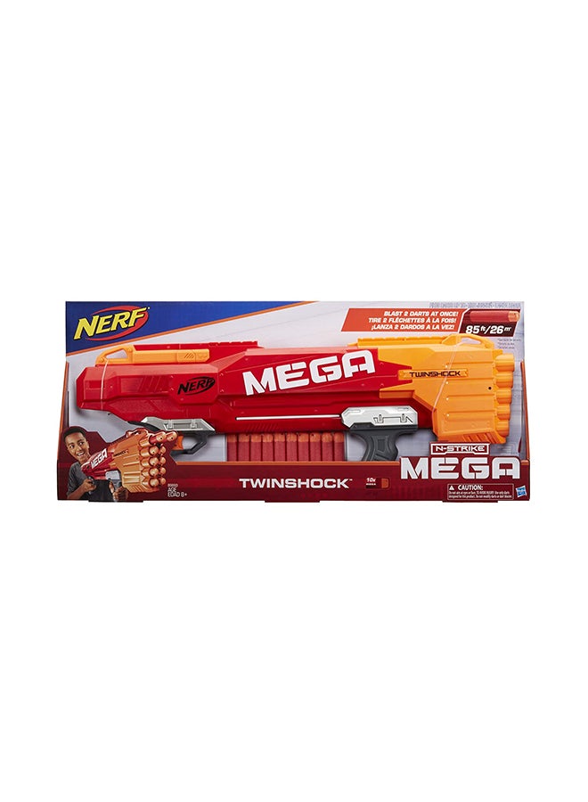 NERF - Mega Twinshock Blaster With Dart - Image 1