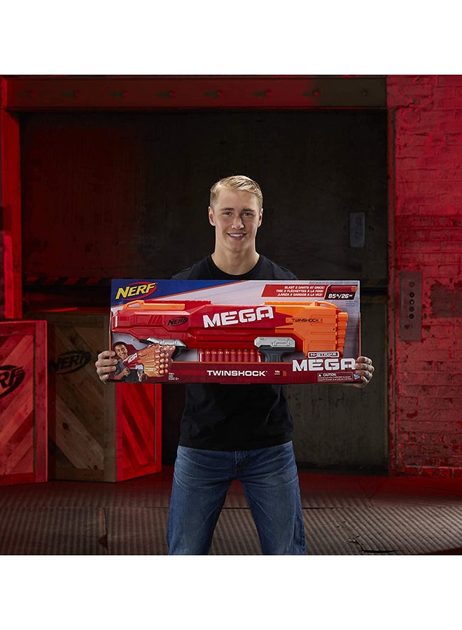 NERF - Mega Twinshock Blaster With Dart - Image 1