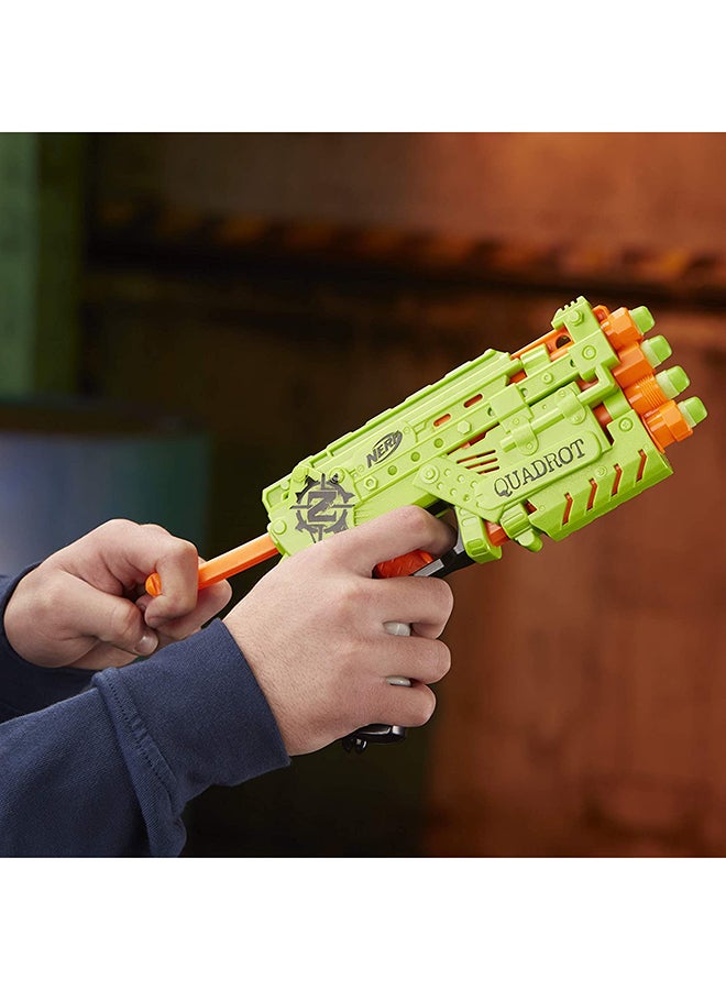 NERF - Zombie Strike Quadrot Blaster With Dart - Image 1