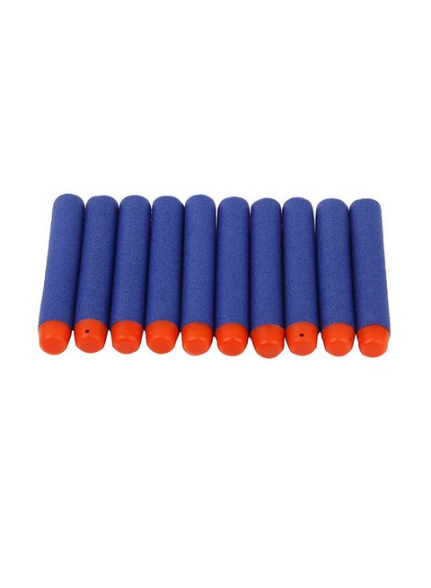 100-Piece Lightweight Portable Compact Durable Sturdy Soft Bullet Dart Set 45x2.6x31.6cm