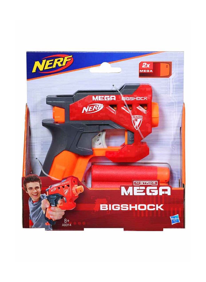 NERF - N-Strike Mega Big Shock Blaster With Dart Hand-Eye Coordination And Develops Focusing Aiming Ability - Image 1