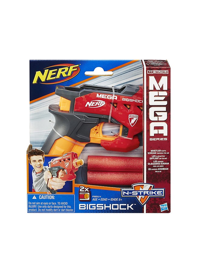 NERF - N-Strike Mega Big Shock Blaster With Dart Hand-Eye Coordination And Develops Focusing Aiming Ability - Image 1