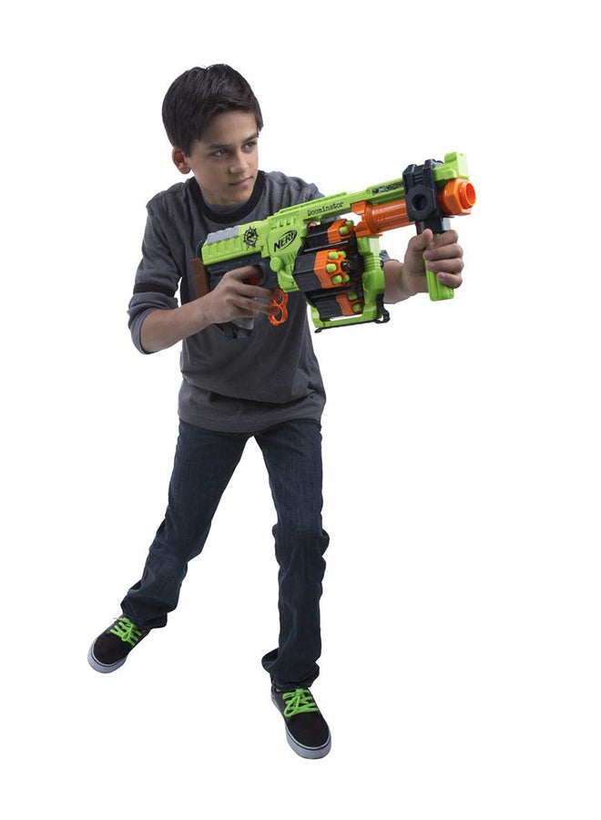 NERF - Zombie Strike Doominator Blaster With Dart - Image 1