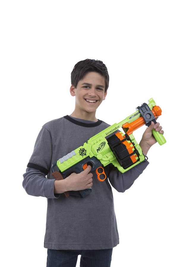 NERF - Zombie Strike Doominator Blaster With Dart - Image 1