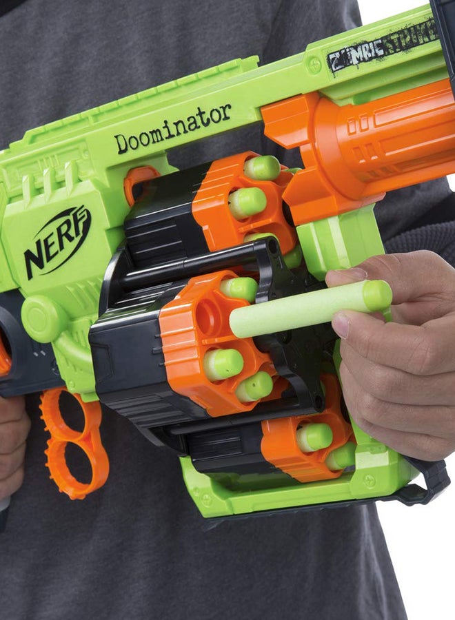 NERF - Zombie Strike Doominator Blaster With Dart - Image 1
