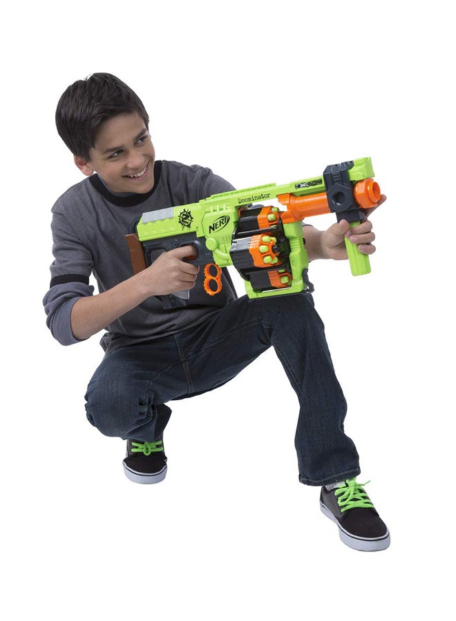NERF - Zombie Strike Doominator Blaster With Dart - Image 1